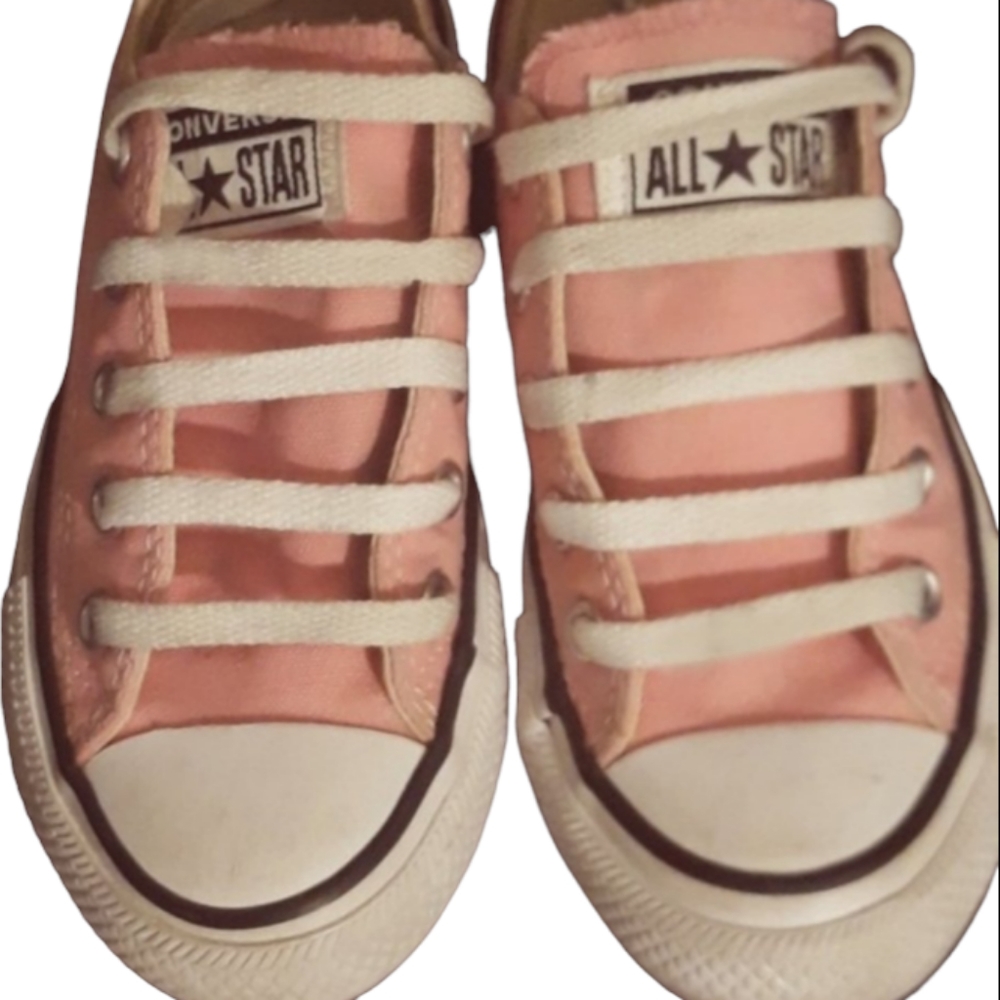 Little Girl's Pink Converse Sneakers